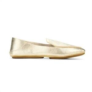 NEW YOSI SAMRA women's vivina loafer in gold leather